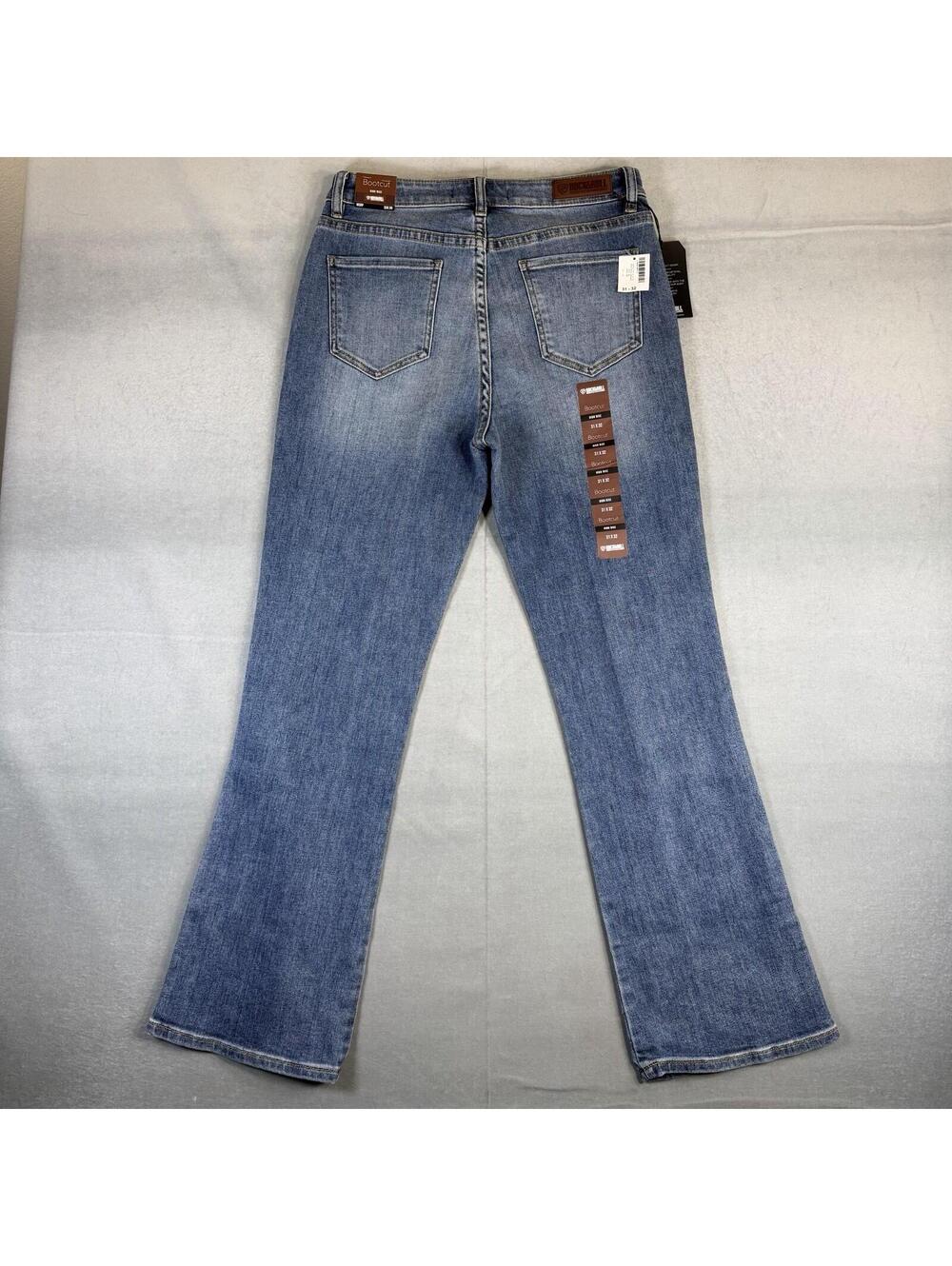 Rock & Roll Denim Jeans Mens 31x32 Blue Bootcut High Rise Med Wash Stretch NWT - Picture 3 of 9